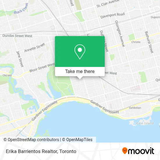 Erika Barrientos Realtor map