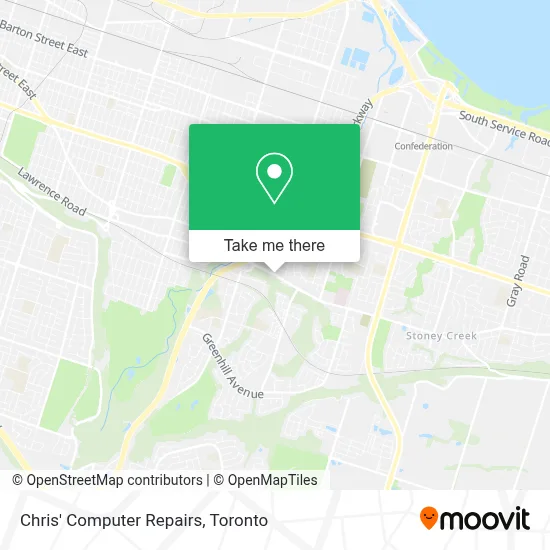 Chris' Computer Repairs map