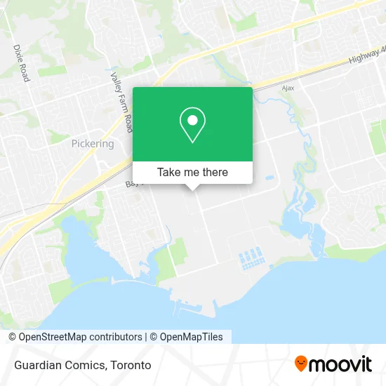 Guardian Comics map