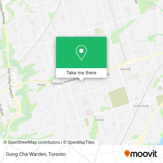 Gong Cha Warden map