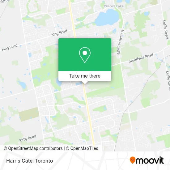 Harris Gate map