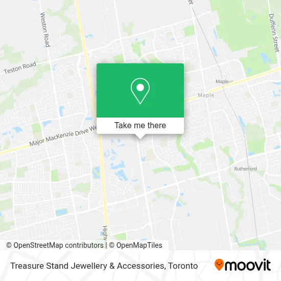 Treasure Stand Jewellery & Accessories map