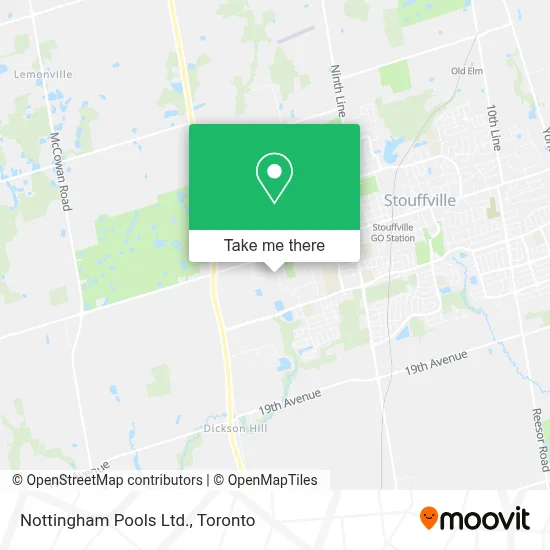 Nottingham Pools Ltd. map