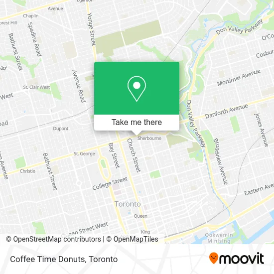 Coffee Time Donuts map