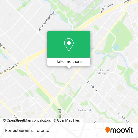 Forrestaurants map