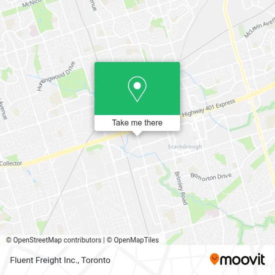 Fluent Freight Inc. map