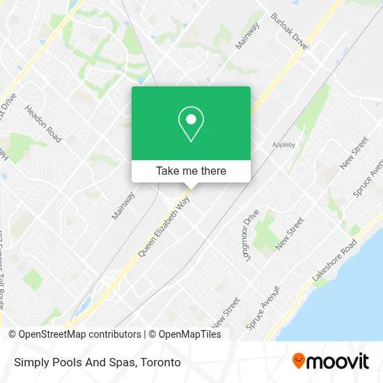 Simply Pools And Spas map