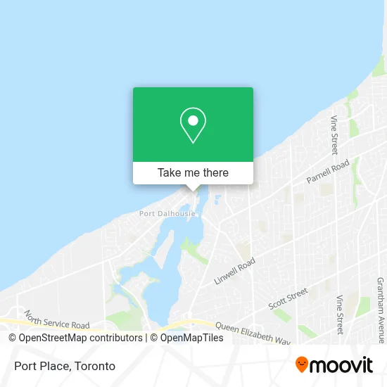 Port Place map