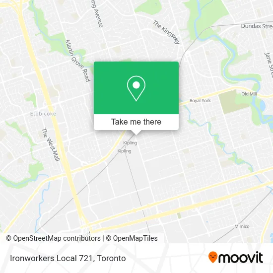 Ironworkers Local 721 map