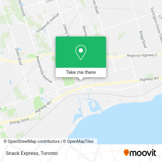 Snack Express map