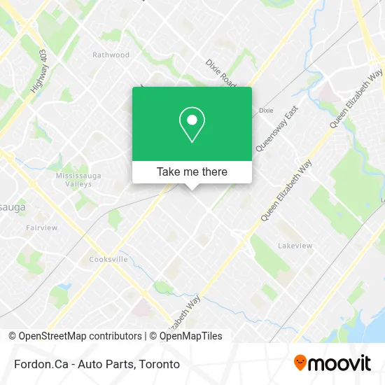 Fordon.Ca - Auto Parts map