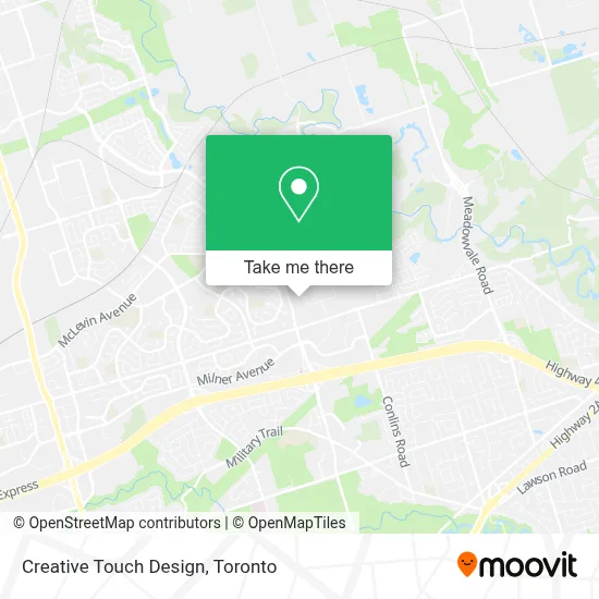 Creative Touch Design map