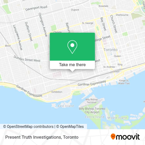 Present Truth Investigations map