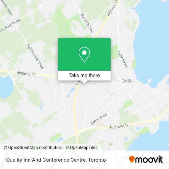 Quality Inn And Conference Centre map