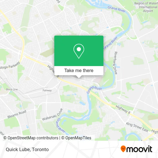 Quick Lube map