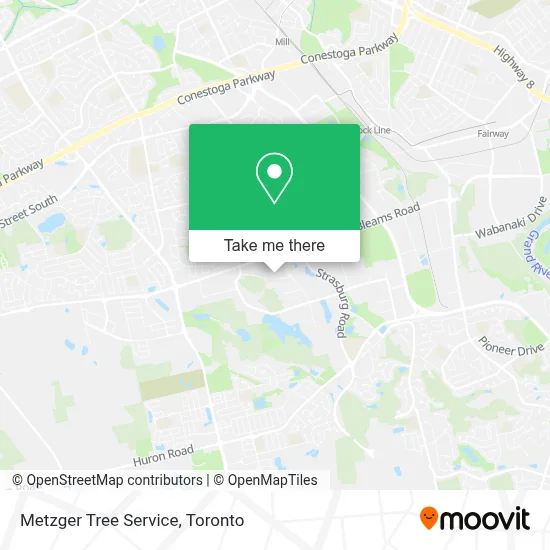 Metzger Tree Service map