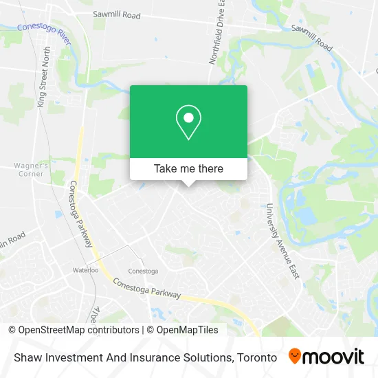 Shaw Investment And Insurance Solutions map