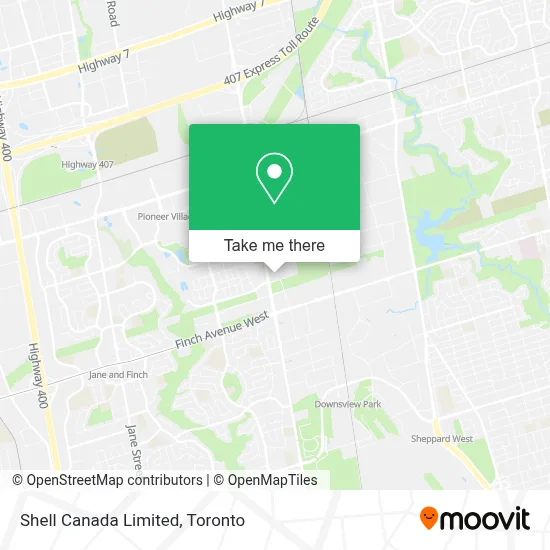Shell Canada Limited map