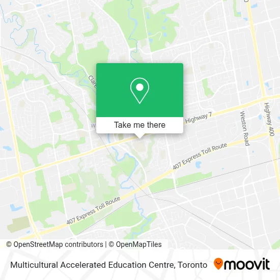 Multicultural Accelerated Education Centre map