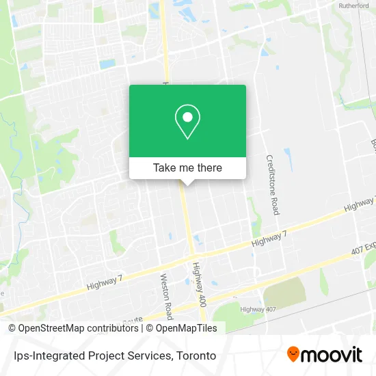 Ips-Integrated Project Services map