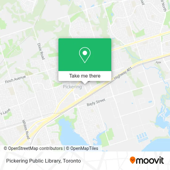 Pickering Public Library map