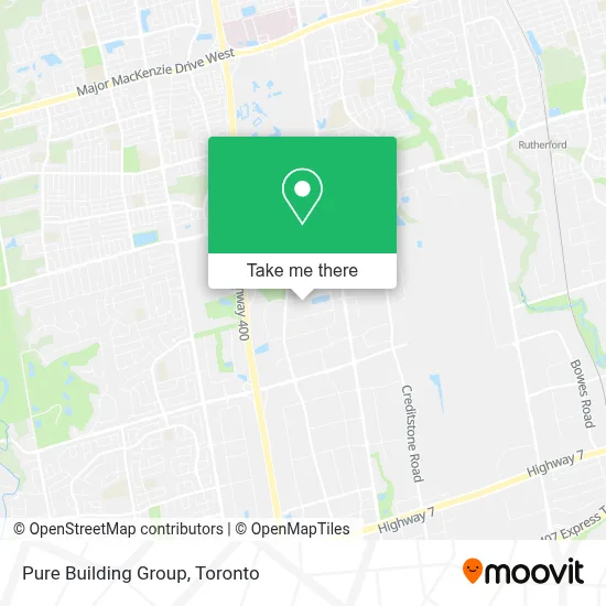 Pure Building Group map