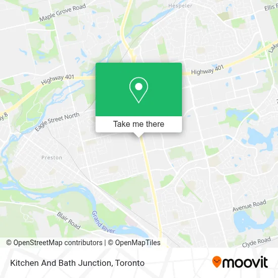 Kitchen And Bath Junction map