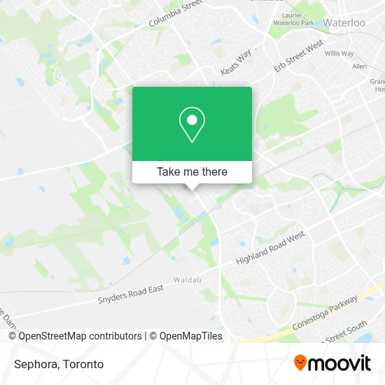 Sephora map