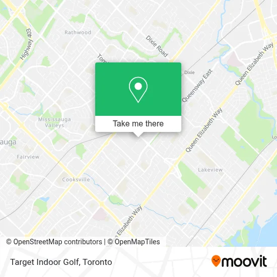 Target Indoor Golf map