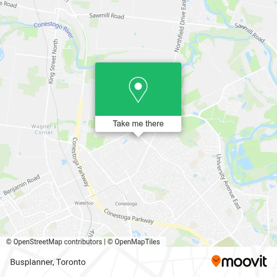 Busplanner map