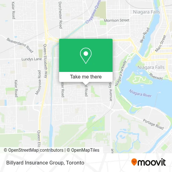 Billyard Insurance Group map