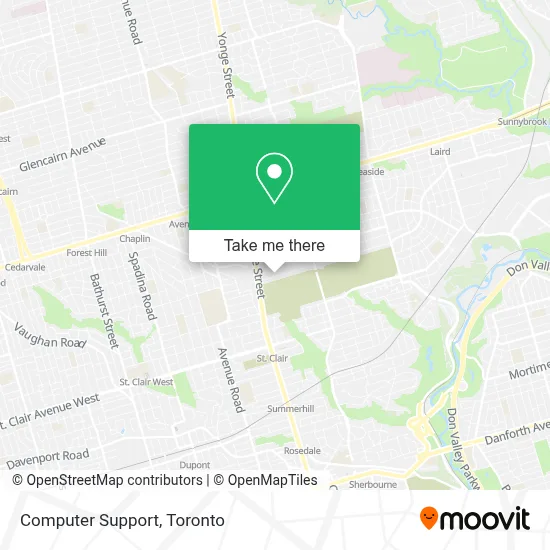 Computer Support map