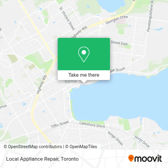 Local Appliance Repair map