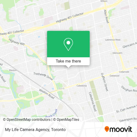 My Life Camera Agency map