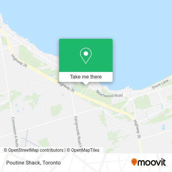 Poutine Shack plan