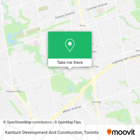Kantium Development And Construction map