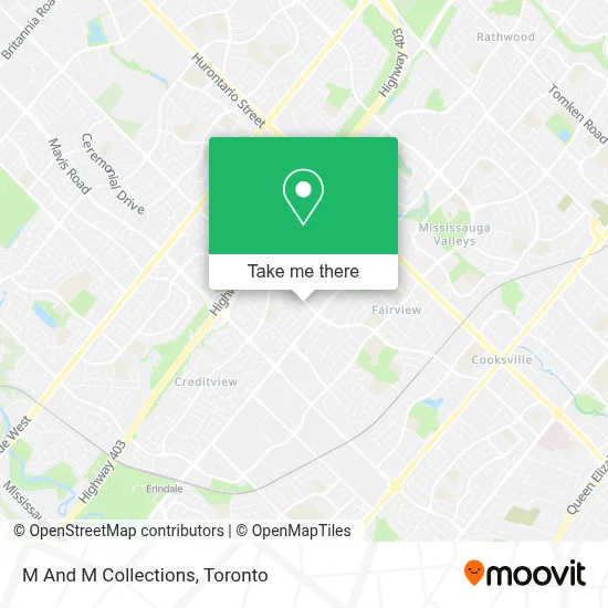 M And M Collections map