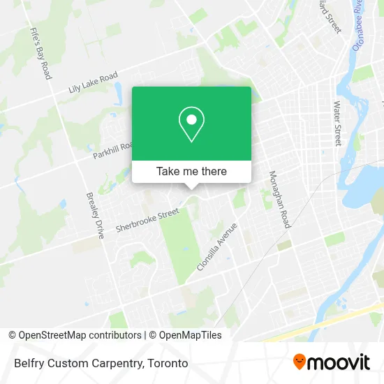 Belfry Custom Carpentry map