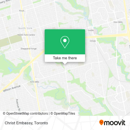 Christ Embassy map