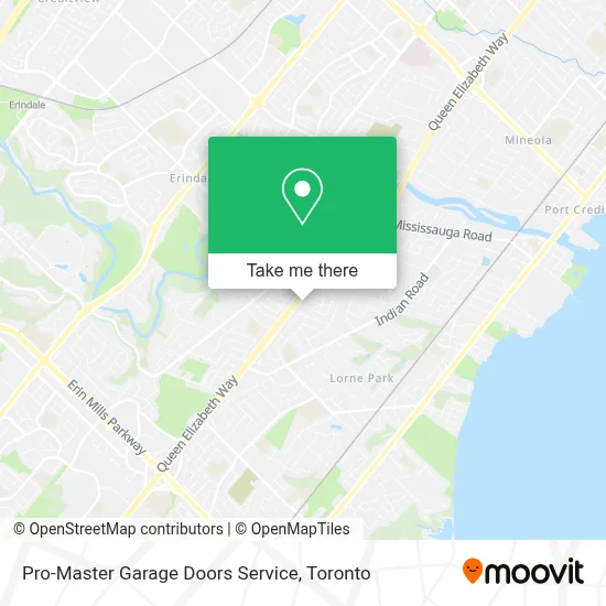 Pro-Master Garage Doors Service map
