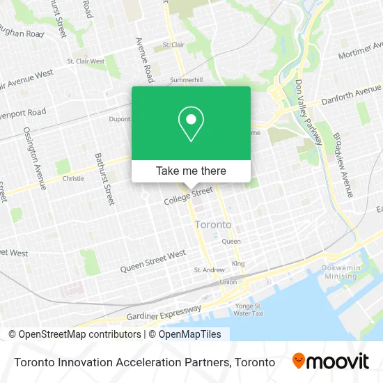 Toronto Innovation Acceleration Partners map