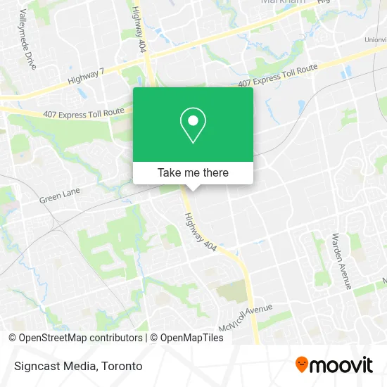 Signcast Media map