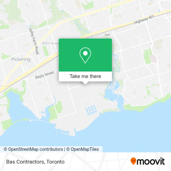 Bas Contractors map