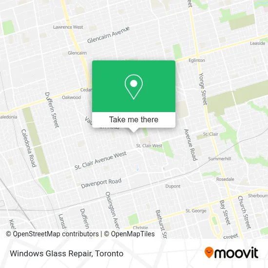 Windows Glass Repair map