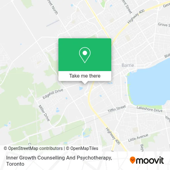 Inner Growth Counselling And Psychotherapy map