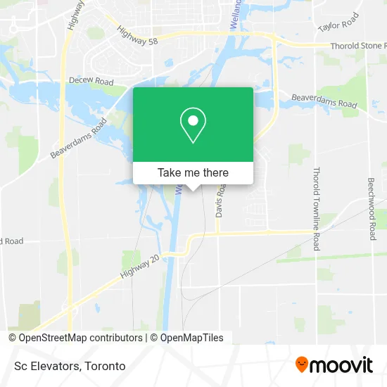 Sc Elevators map
