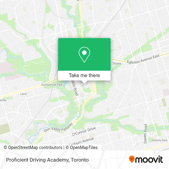 Proficient Driving Academy map
