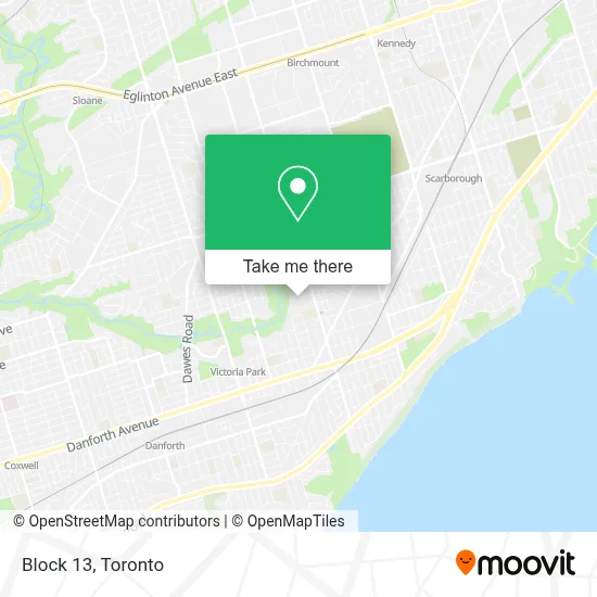 Block 13 map