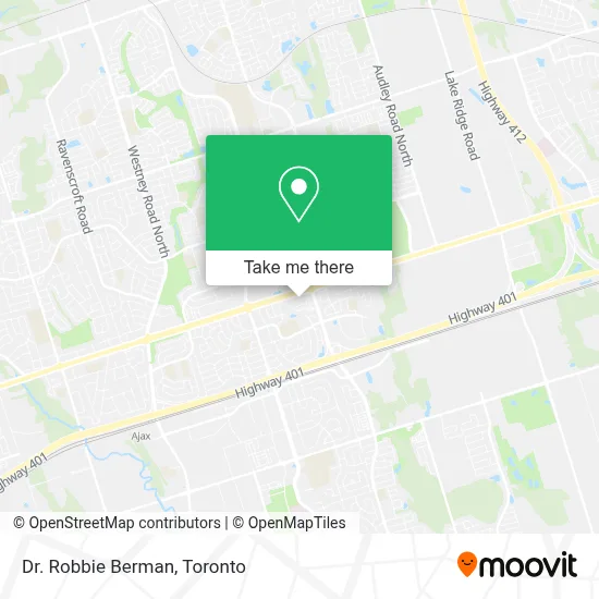 Dr. Robbie Berman map