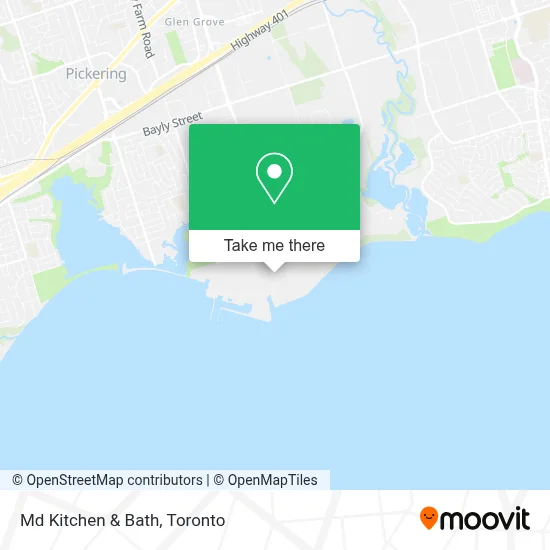 Md Kitchen & Bath map